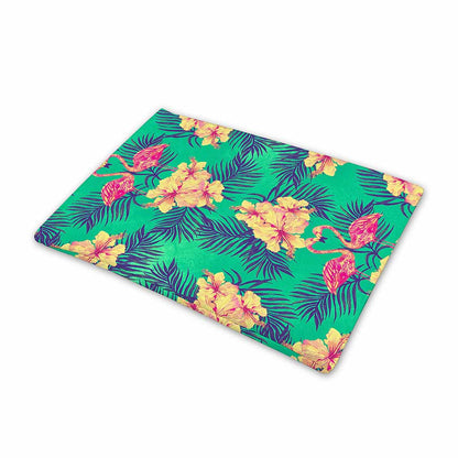 Hawaii Tropical Paradise Pattern Print Pet Cooling Mat Cover