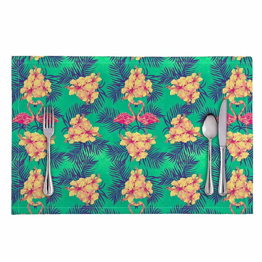 Hawaii Tropical Paradise Pattern Print Placemat