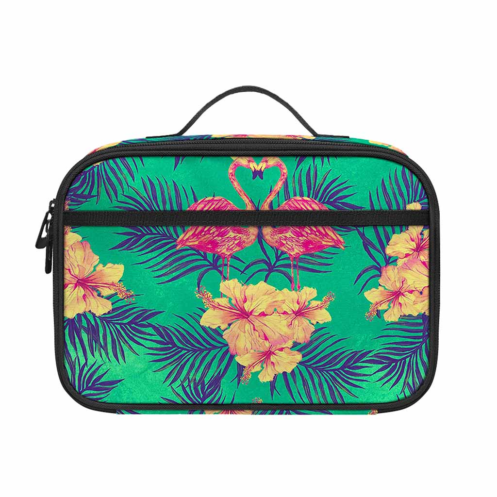 Hawaii Tropical Paradise Pattern Print Portable Lunch Bag