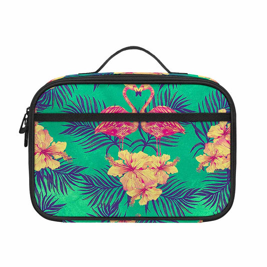 Hawaii Tropical Paradise Pattern Print Portable Lunch Bag