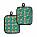 Hawaii Tropical Paradise Pattern Print Pot Holders