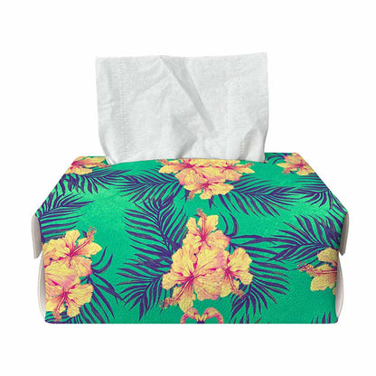 Hawaii Tropical Paradise Pattern Print Rectangle Tissue Box Cover