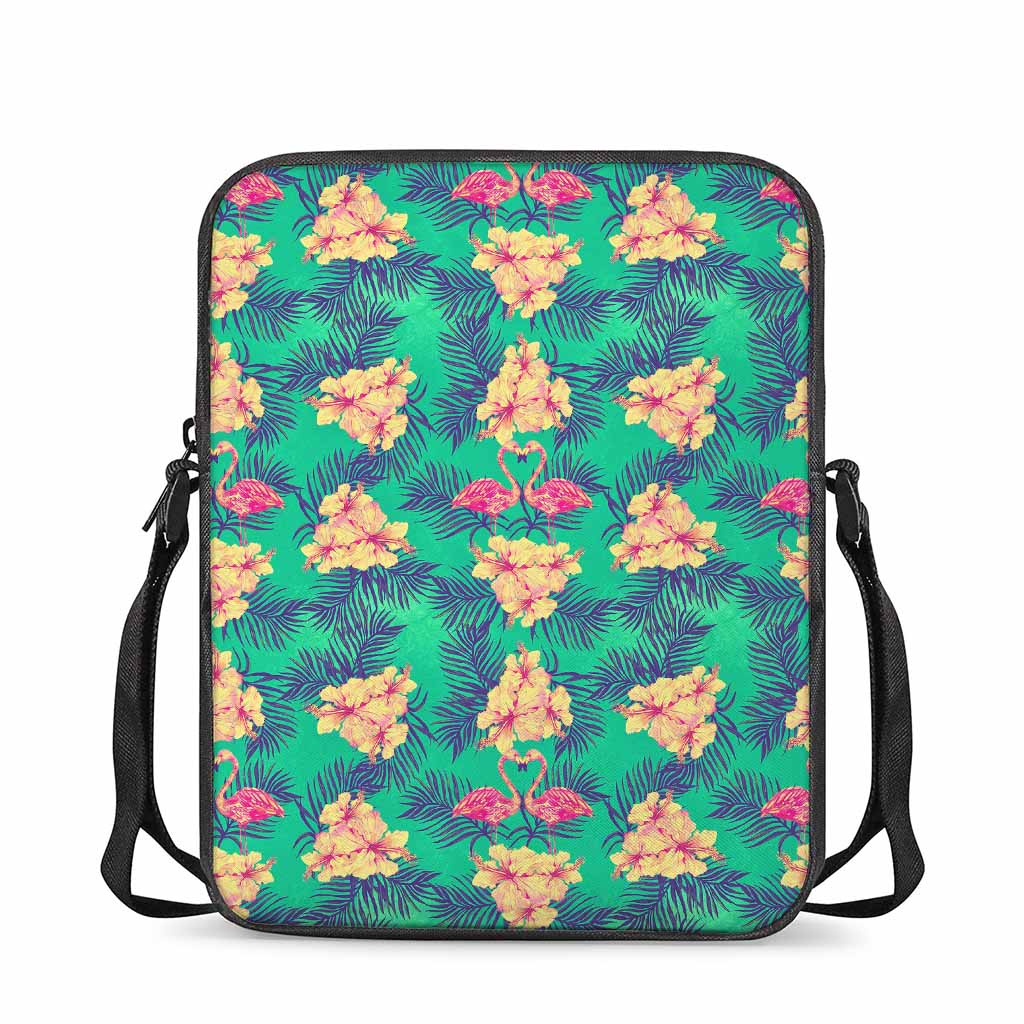 Hawaii Tropical Paradise Pattern Print Rectangular Crossbody Bag
