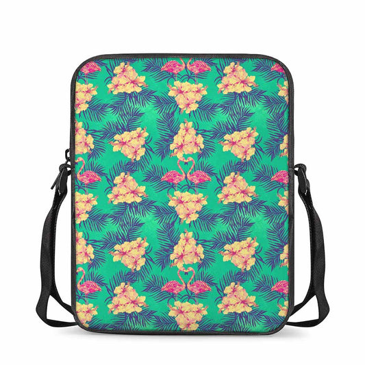 Hawaii Tropical Paradise Pattern Print Rectangular Crossbody Bag