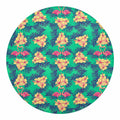 Hawaii Tropical Paradise Pattern Print Round Blanket