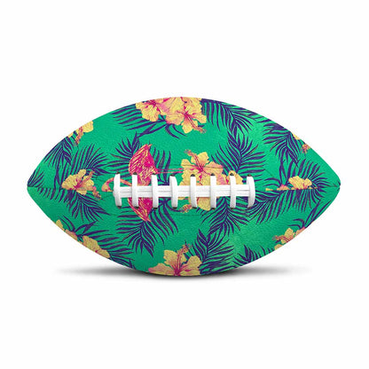 Hawaii Tropical Paradise Pattern Print Rugby Ball