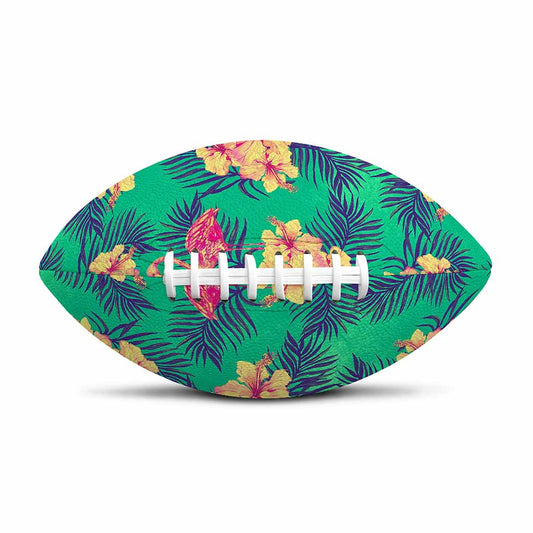 Hawaii Tropical Paradise Pattern Print Rugby Ball