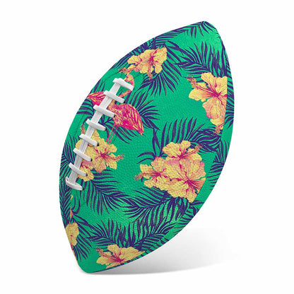 Hawaii Tropical Paradise Pattern Print Rugby Ball