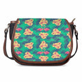 Hawaii Tropical Paradise Pattern Print Saddle Bag