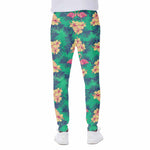 Hawaii Tropical Paradise Pattern Print Scuba Joggers