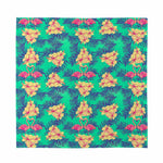 Hawaii Tropical Paradise Pattern Print Silk Bandana