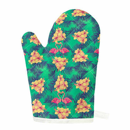 Hawaii Tropical Paradise Pattern Print Single Oven Mitt