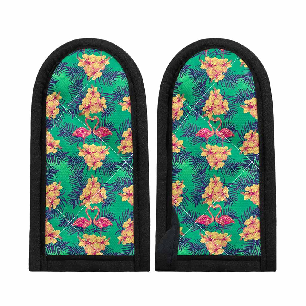 Hawaii Tropical Paradise Pattern Print Skillet Handle Cover