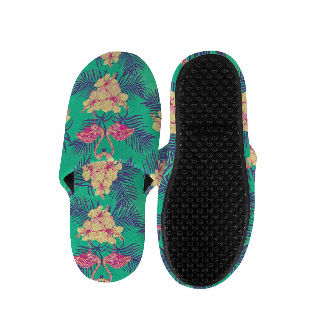Hawaii Tropical Paradise Pattern Print Slippers