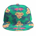 Hawaii Tropical Paradise Pattern Print Snapback Cap
