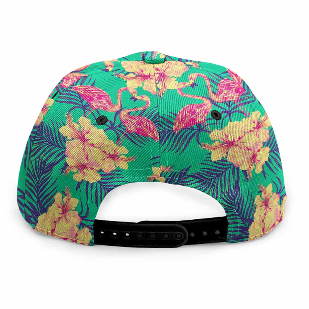 Hawaii Tropical Paradise Pattern Print Snapback Cap