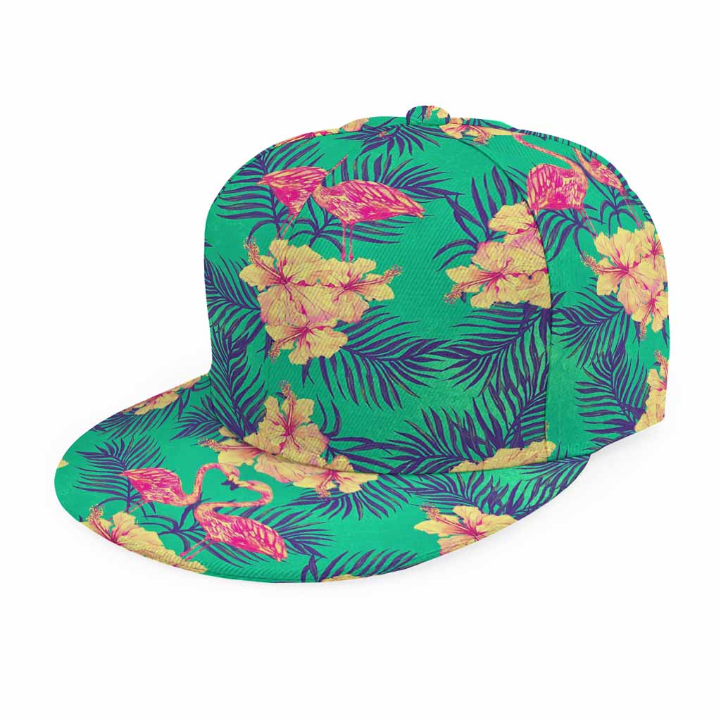 Hawaii Tropical Paradise Pattern Print Snapback Cap