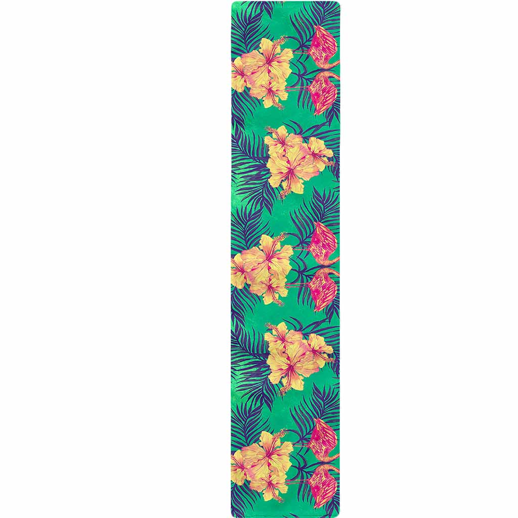 Hawaii Tropical Paradise Pattern Print Table Runner