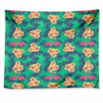 Hawaii Tropical Paradise Pattern Print Tapestry