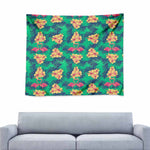 Hawaii Tropical Paradise Pattern Print Tapestry