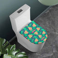 Hawaii Tropical Paradise Pattern Print Toilet Lid Cover