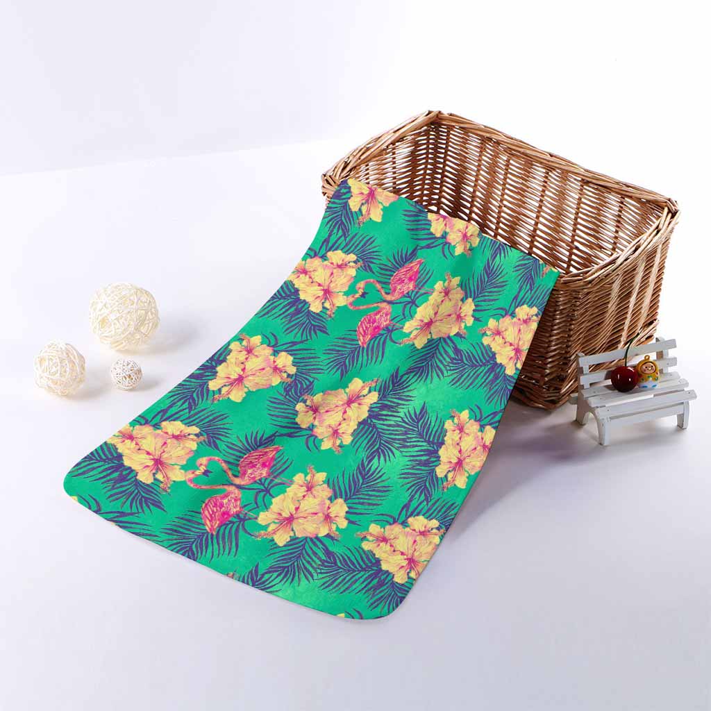 Hawaii Tropical Paradise Pattern Print Towel