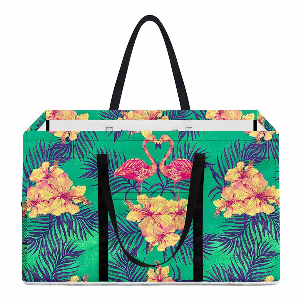 Hawaii Tropical Paradise Pattern Print Utility Tote Bag