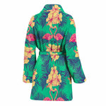 Hawaii Tropical Paradise Pattern Print Women's Bathrobe