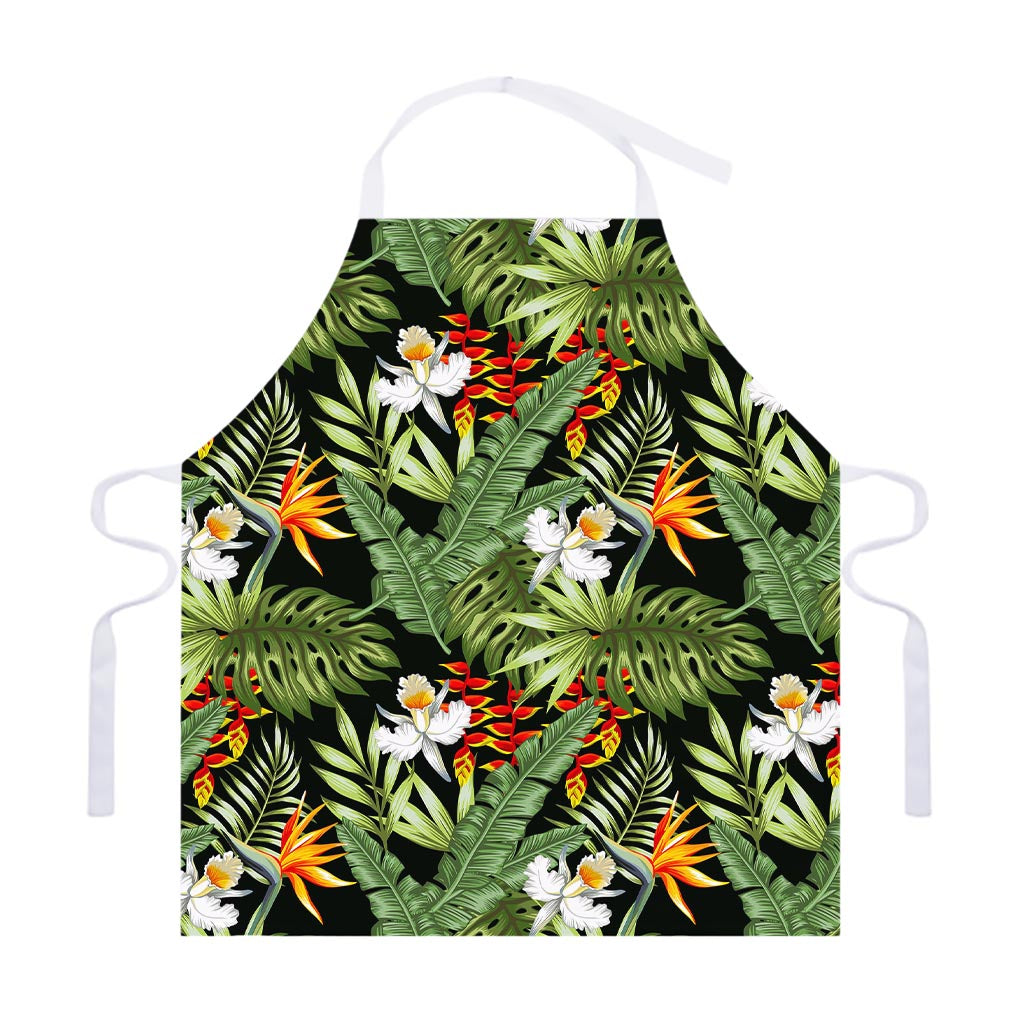 Hawaii Tropical Plants Pattern Print Adjustable Apron
