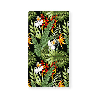 Hawaii Tropical Plants Pattern Print Baby Crib Sheet