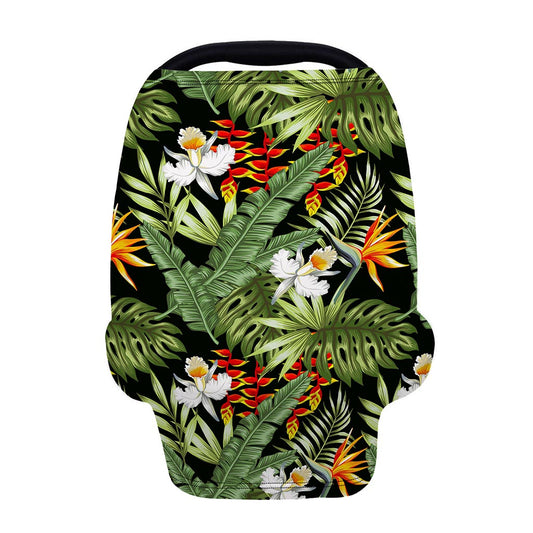 Hawaii Tropical Plants Pattern Print Baby Seat Cover