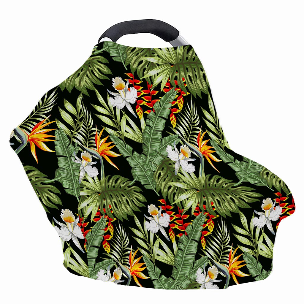 Hawaii Tropical Plants Pattern Print Baby Seat Cover