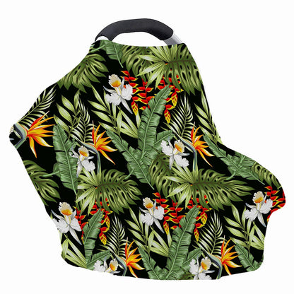 Hawaii Tropical Plants Pattern Print Baby Seat Cover