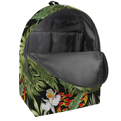 Hawaii Tropical Plants Pattern Print Backpack