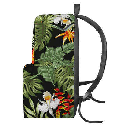 Hawaii Tropical Plants Pattern Print Backpack