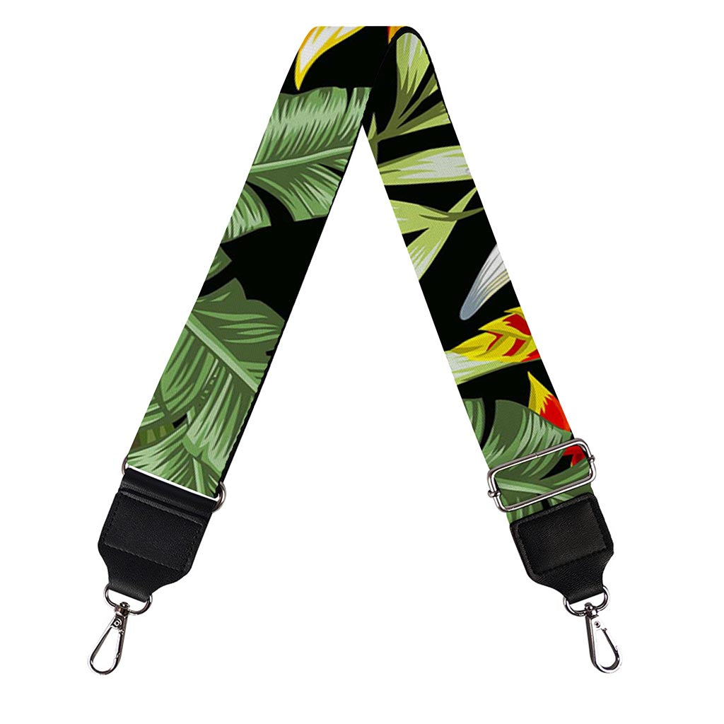 Hawaii Tropical Plants Pattern Print Bag Strap