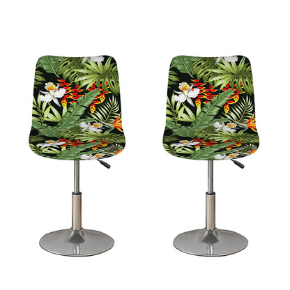Hawaii Tropical Plants Pattern Print Bar Stool Covers