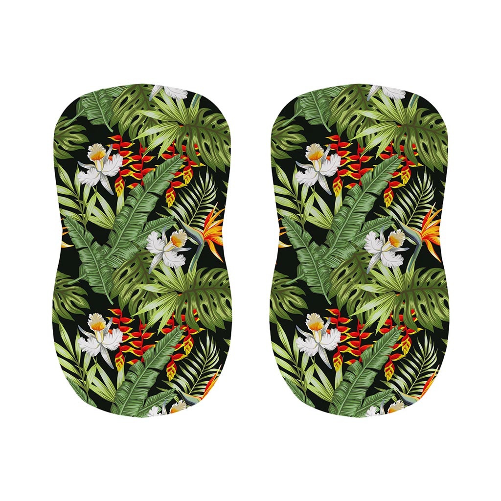 Hawaii Tropical Plants Pattern Print Bar Stool Covers