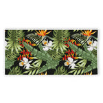 Hawaii Tropical Plants Pattern Print Beach Towel