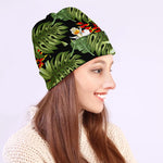 Hawaii Tropical Plants Pattern Print Beanie