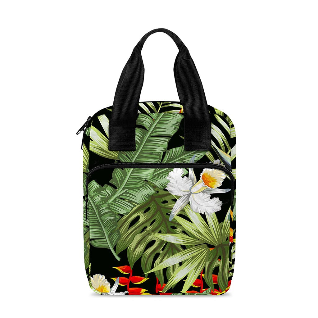 Hawaii Tropical Plants Pattern Print Bible Tote Bag
