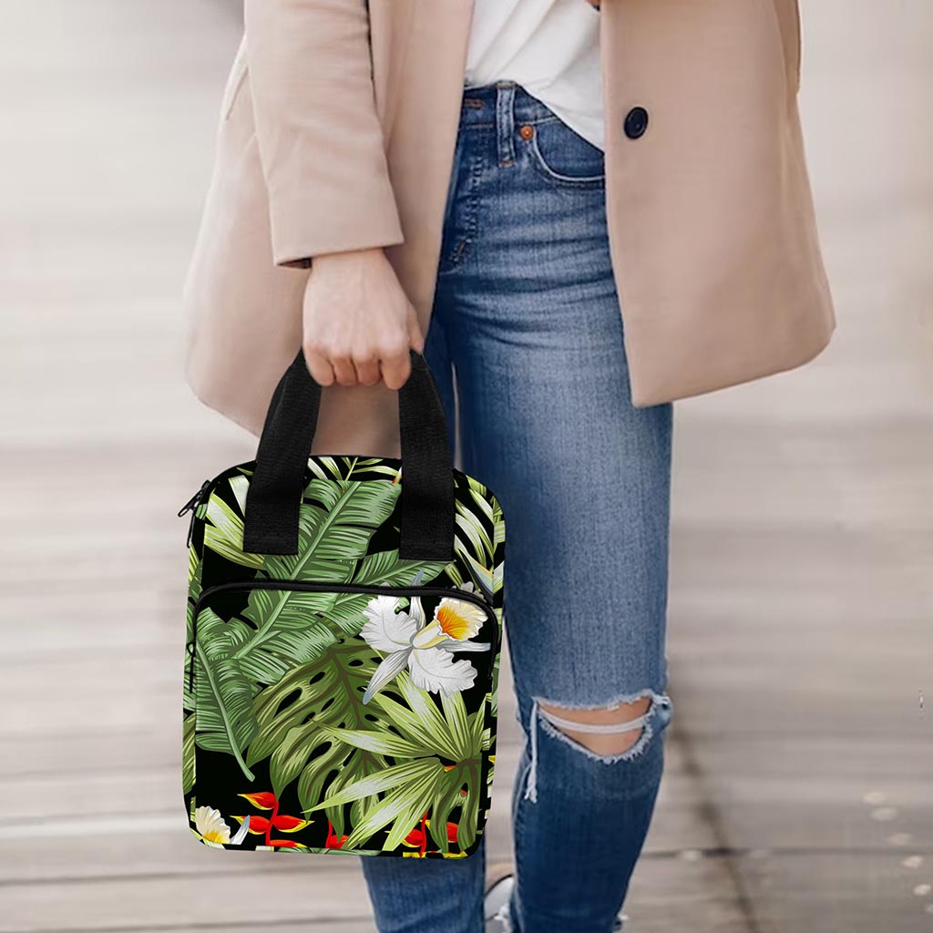 Hawaii Tropical Plants Pattern Print Bible Tote Bag