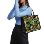 Hawaii Tropical Plants Pattern Print Canvas Tote Bag