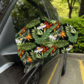 Hawaii Tropical Plants Pattern Print Car Side Mirror Covers