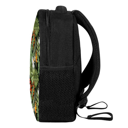 Hawaii Tropical Plants Pattern Print Casual Backpack