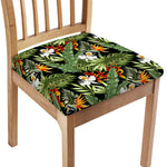 Hawaii Tropical Plants Pattern Print Chair Cushion Cover