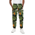 Hawaii Tropical Plants Pattern Print Cotton Sweatpants