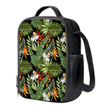 Hawaii Tropical Plants Pattern Print Crossbody Lunch Bag