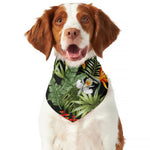 Hawaii Tropical Plants Pattern Print Dog Bandana