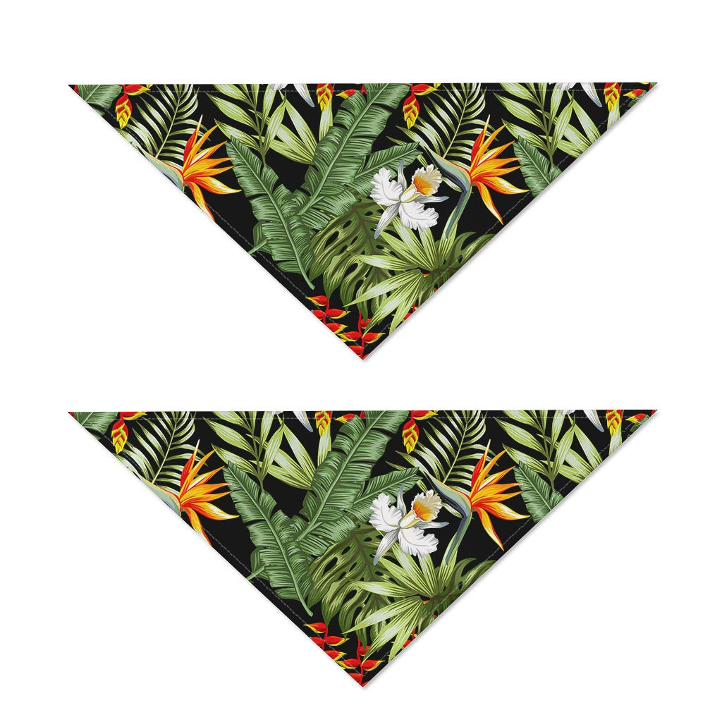 Hawaii Tropical Plants Pattern Print Dog Bandana